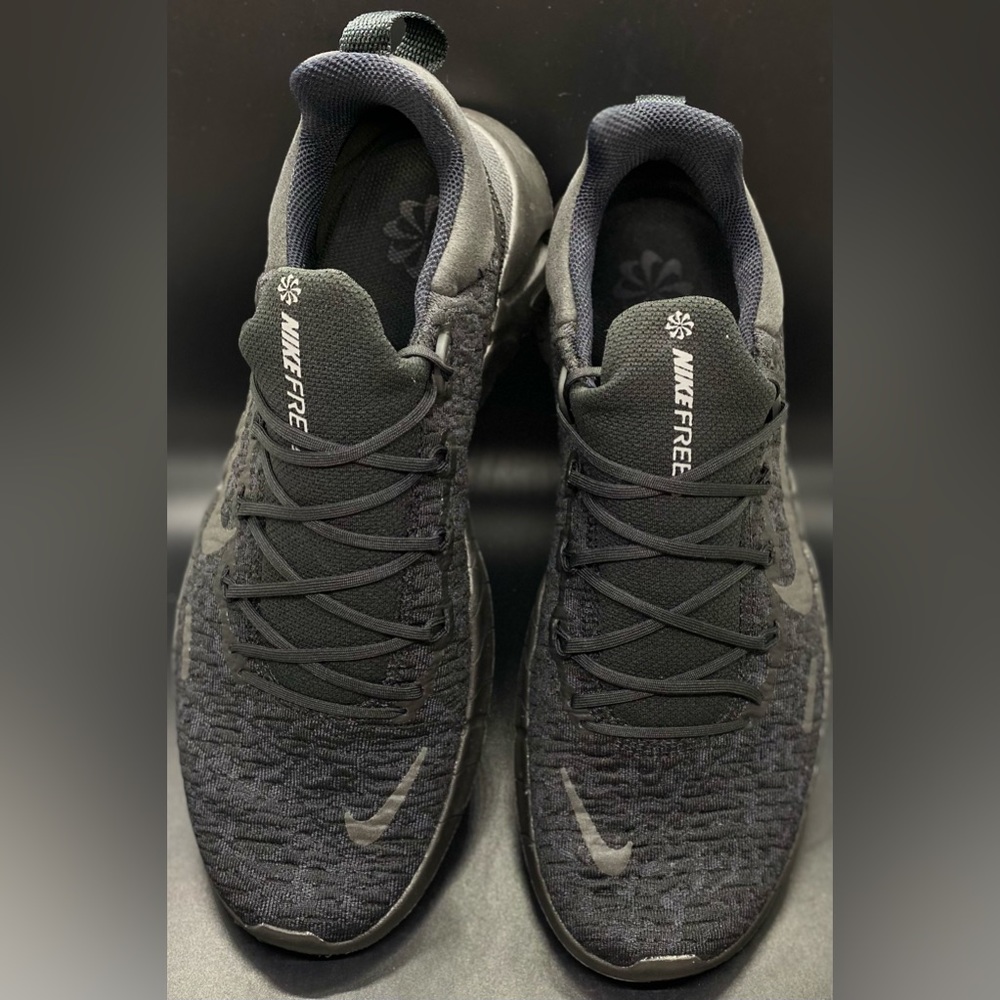Nike Free Run 5.0 Next Nature Triple Black Running Shoes NEW